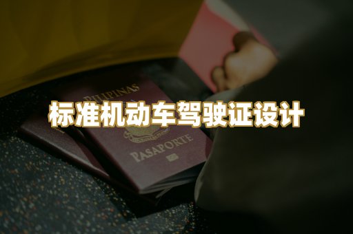 标准机动车驾驶证设计